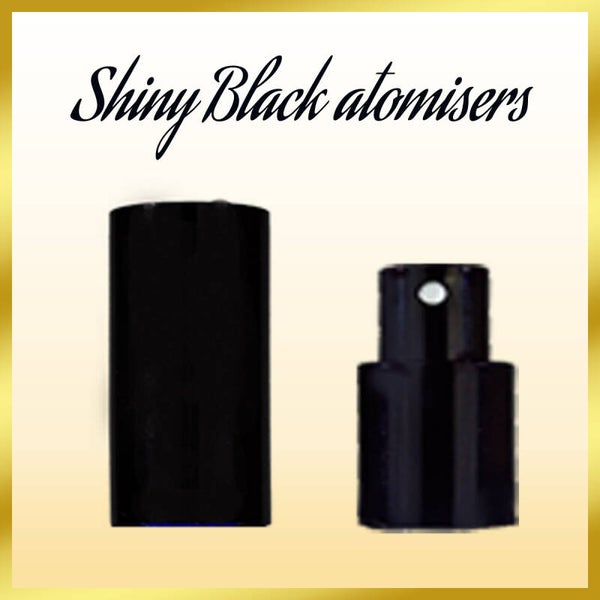 200 pieces shiny Black atomisers / fine mist Sprays