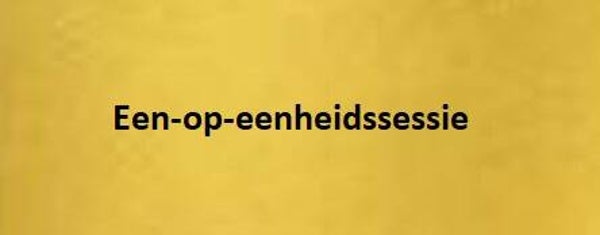 Een-op-een-coachingstraject.