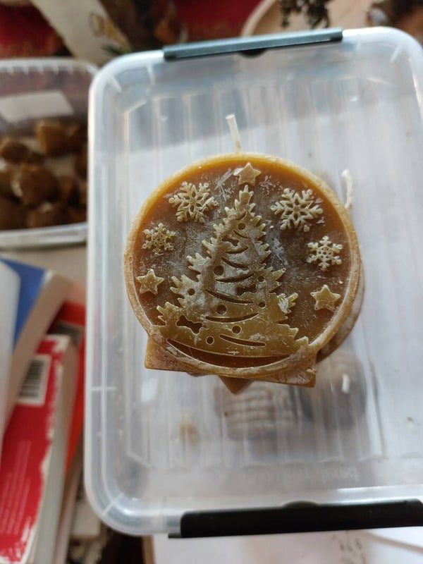 kersttaferelen was kaarsen