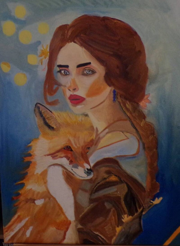 Linda with Fox