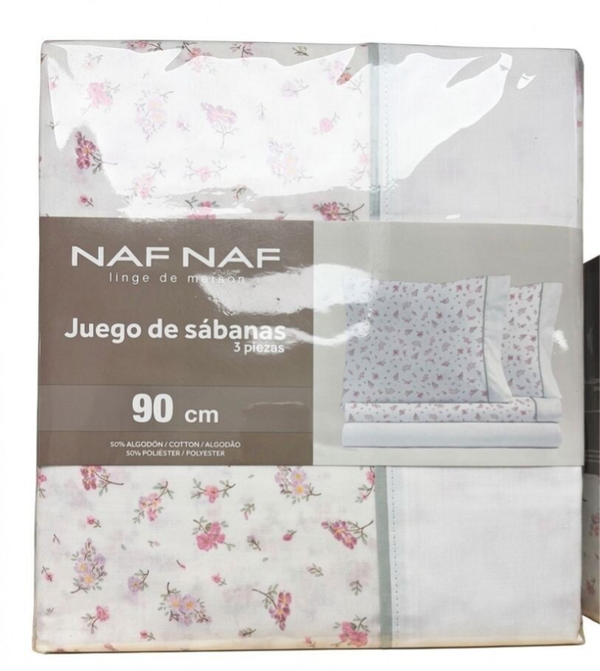 Juego sábanas naf-naf 90