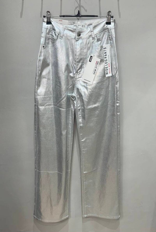 Pantalón plateado