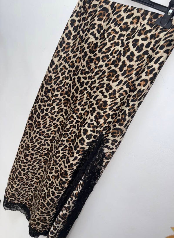 Falda lencera leopardo