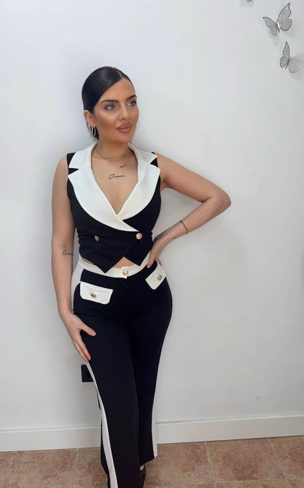 Traje botón