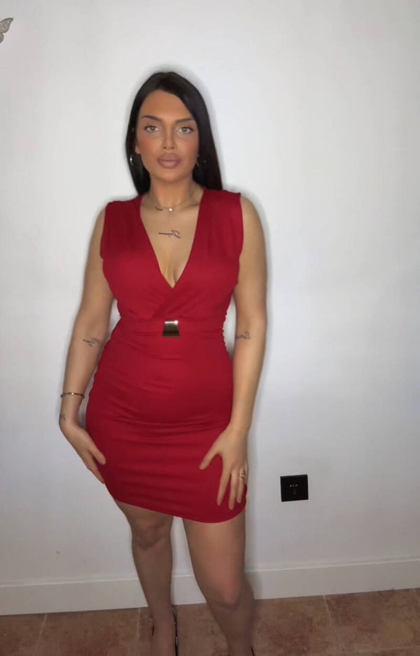 Vestido escote