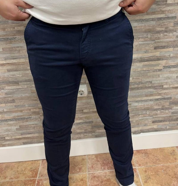 Pantalón Carlos Córdoba skinny azul marino