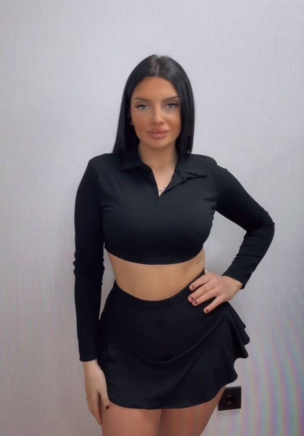 Conjunto falda pantalón