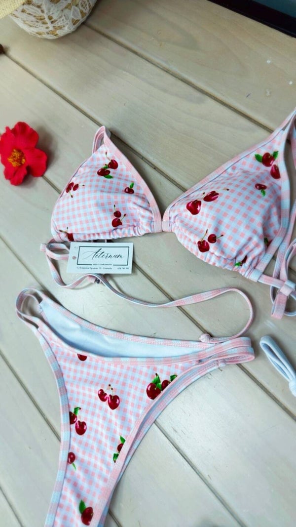 Bikini cerezas braga