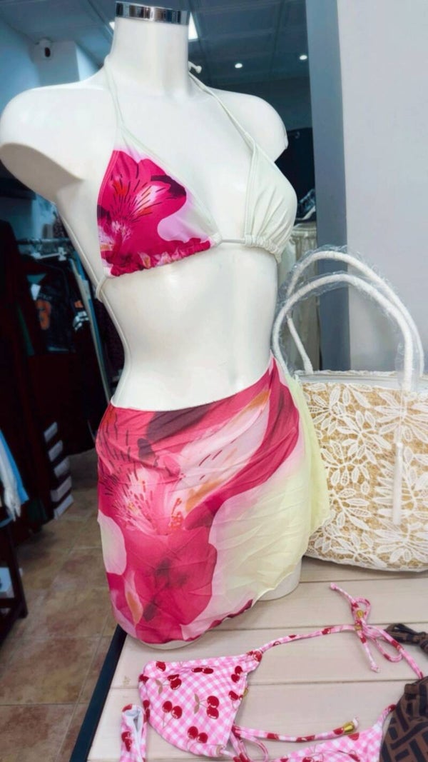 Bikini flor amarillo