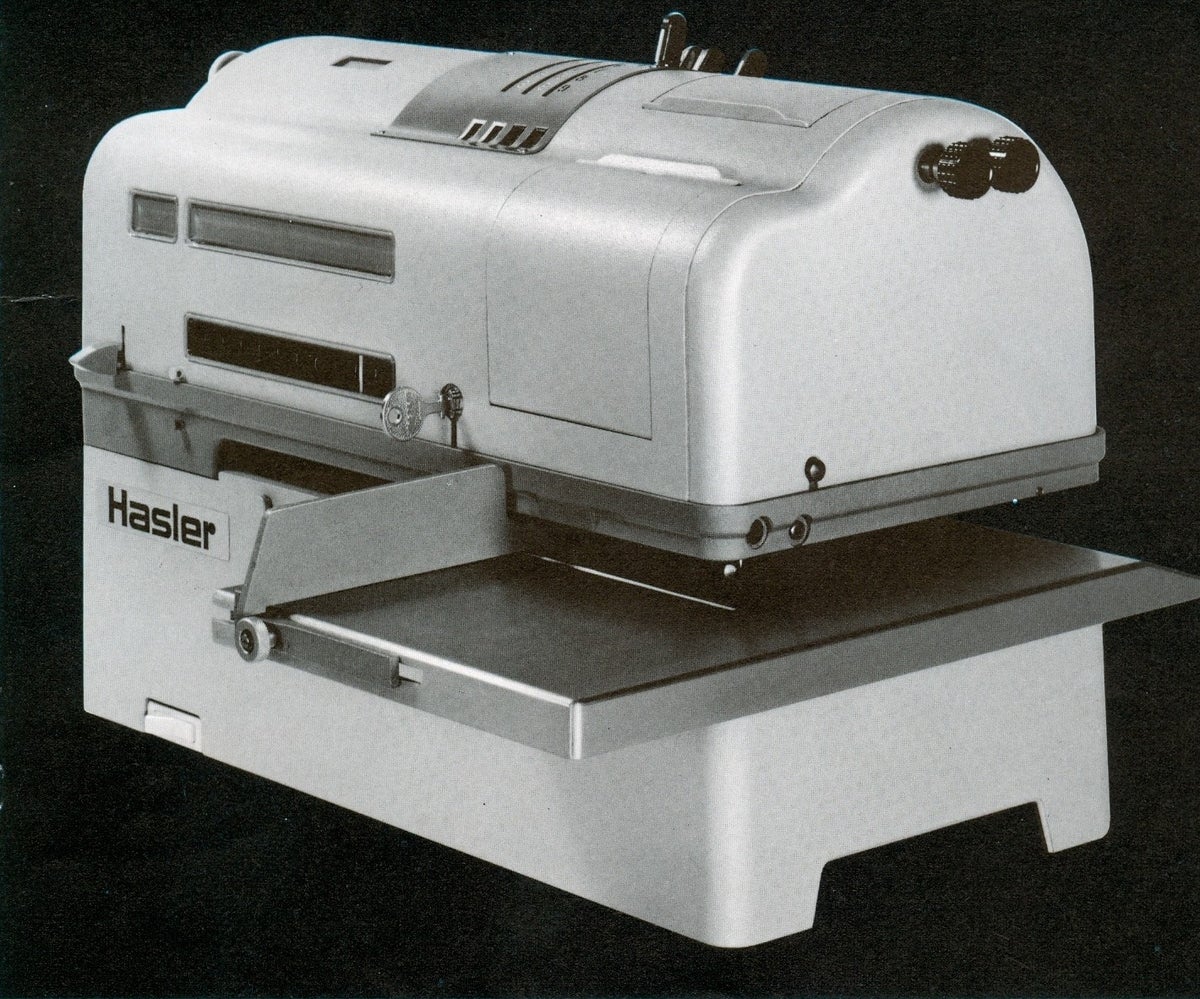 Gustav Adolf Hasler | Hasler Kasregisters en Frankeermachines
