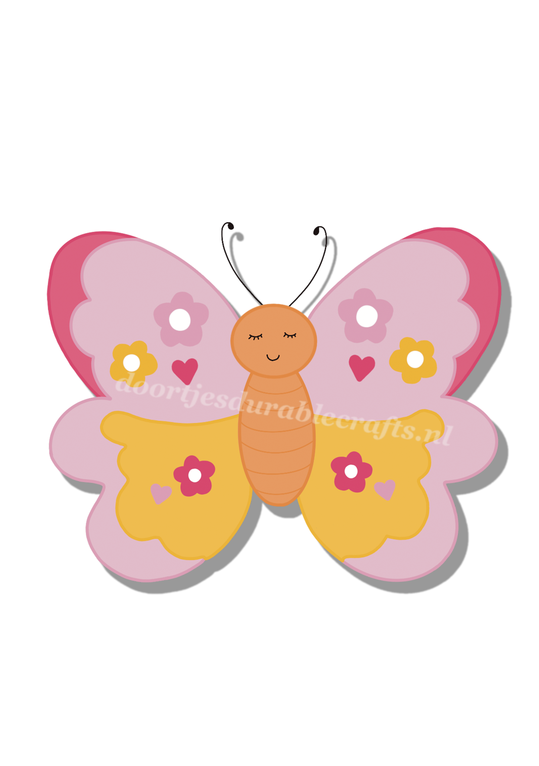 Vlinder | Sticker