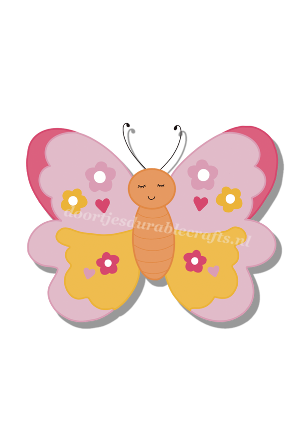 Vlinder | Sticker