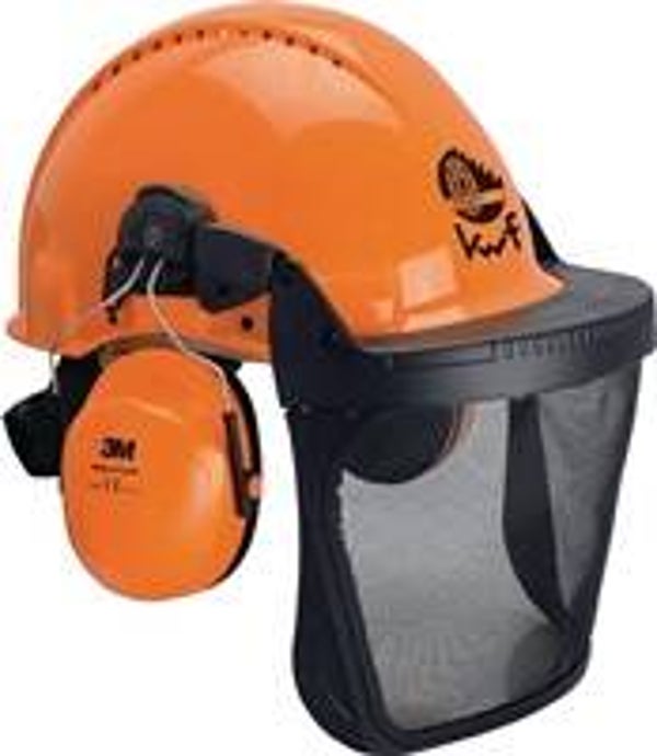 Waldarbeiterkombination G3000M orange UV-stabilisiertes Material EN 397 EN 352-3 3M