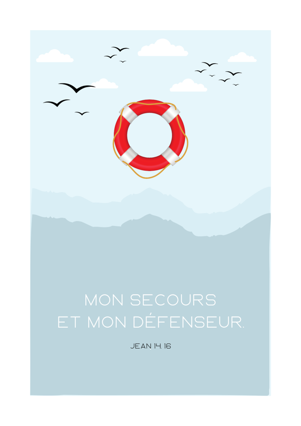 AFFICHE MARIN MINIMALISTE