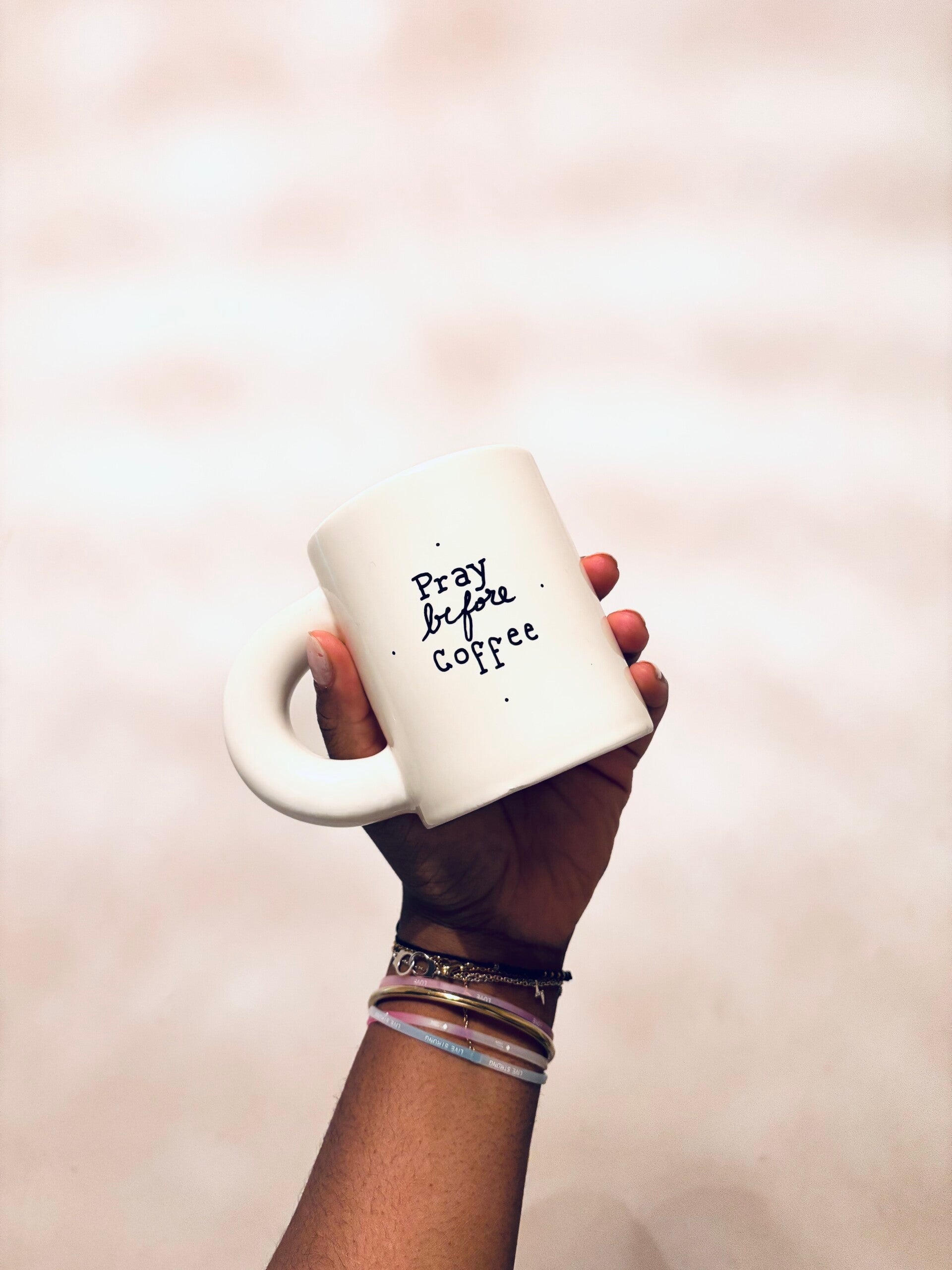 MUG PRAY BEFORE COFFEE