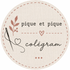 Pique et pique colégram