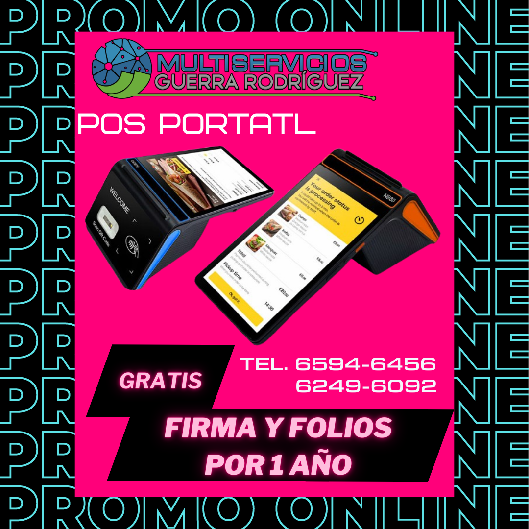 POS PORTATIL DE FACTURACION ELECTRONICA