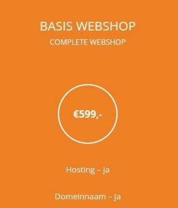 Basis webshop