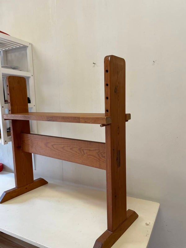 Vævebænk, 70 cm. Indstillelig siddehøjde