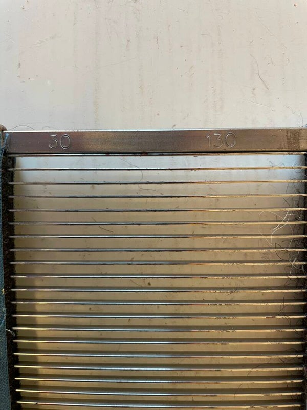 Vævekam til skaftevæve, 130 cm., 30/10. 10½ cm høj.