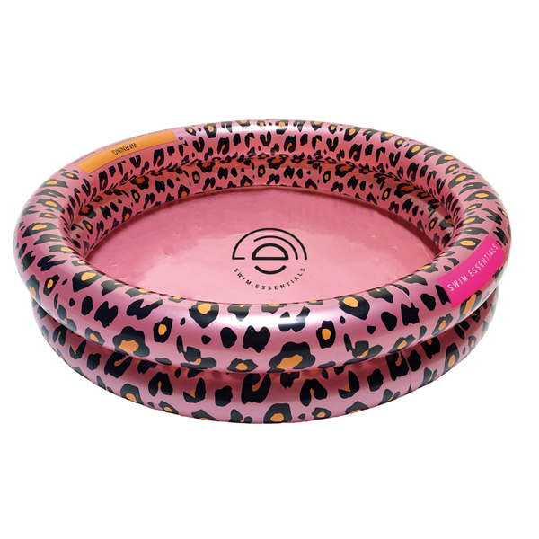 Swim Essentials baby zwembad panterprint rosé, 60 cm