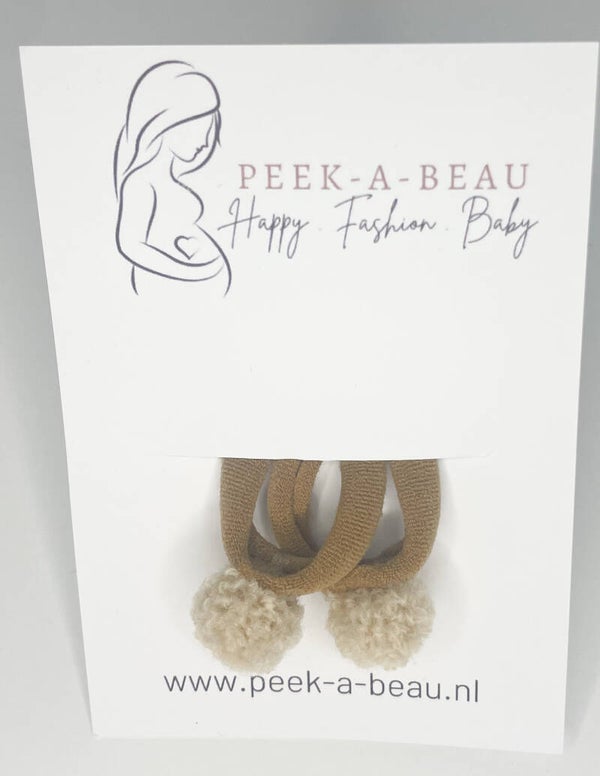 Elastiekjes teddy jute