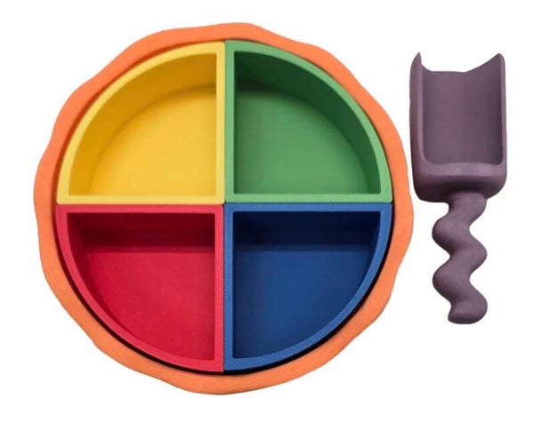 Grennn kwartcirkel set regenboog