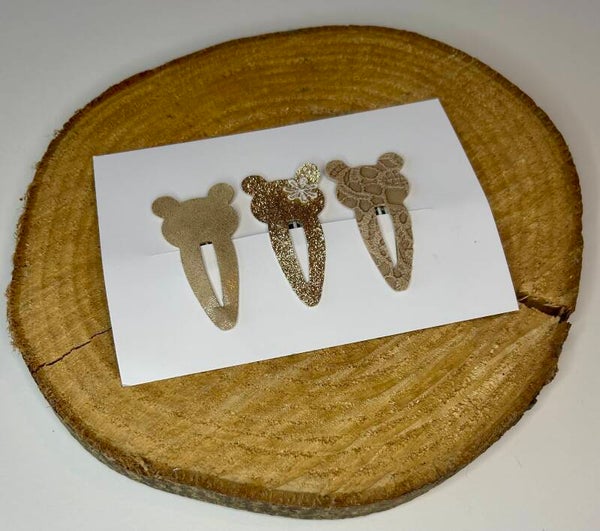 Haarspeldjes set teddybeer