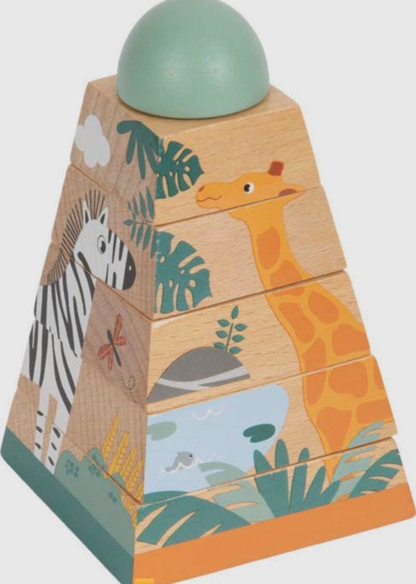 Houten stapeltoren Safari