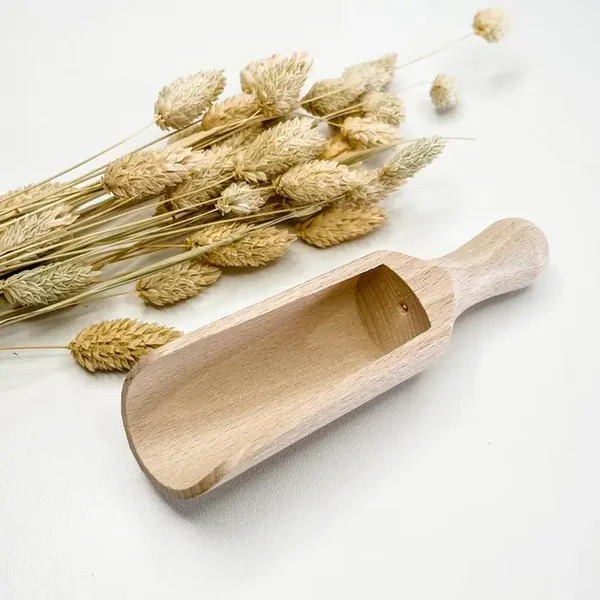 Houten schepje