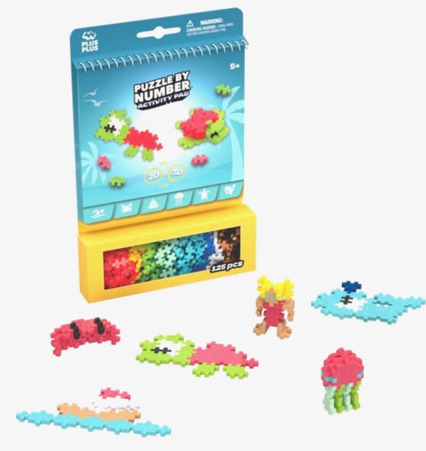 PlusPlus activity pad oceaan / 125 pcs