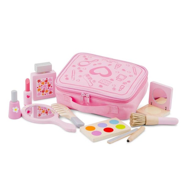 Houten make-up set