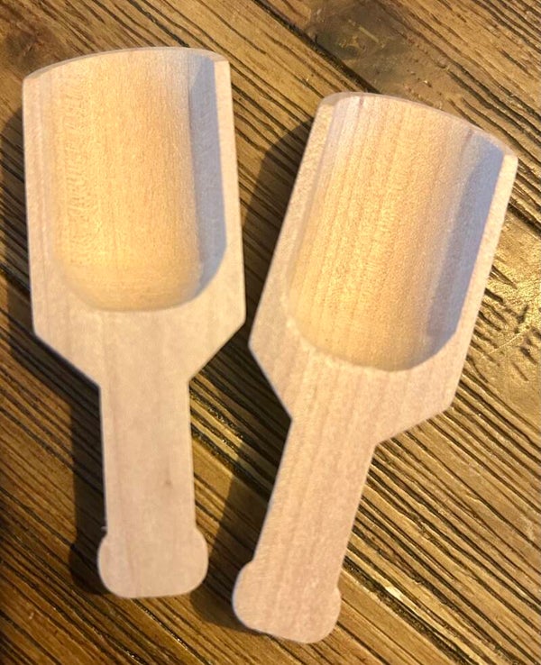 Houten schepje klein