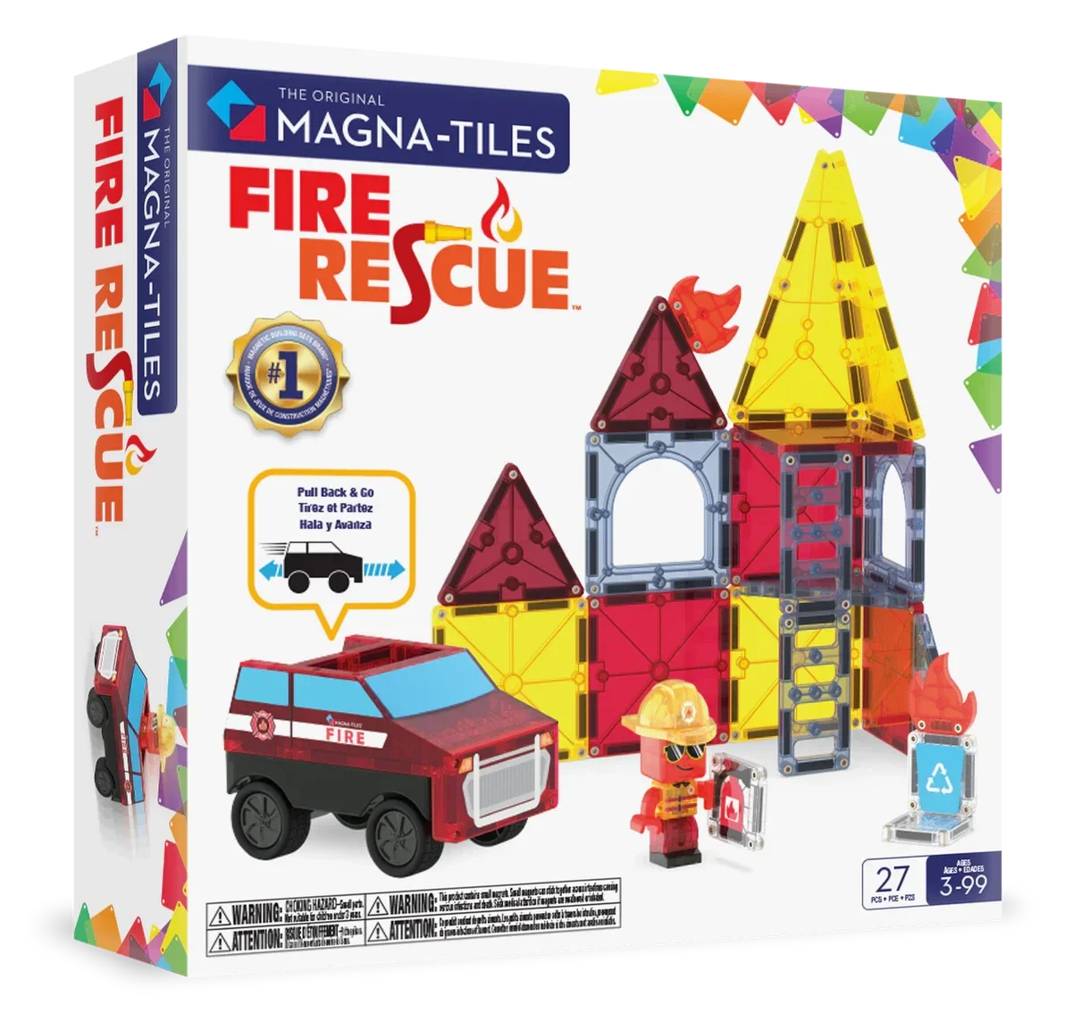 Magna Tiles Fire Station - 27 stuks
