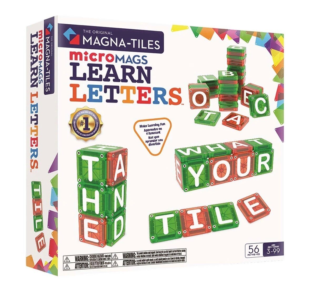 Magna micro tiles - learn letters