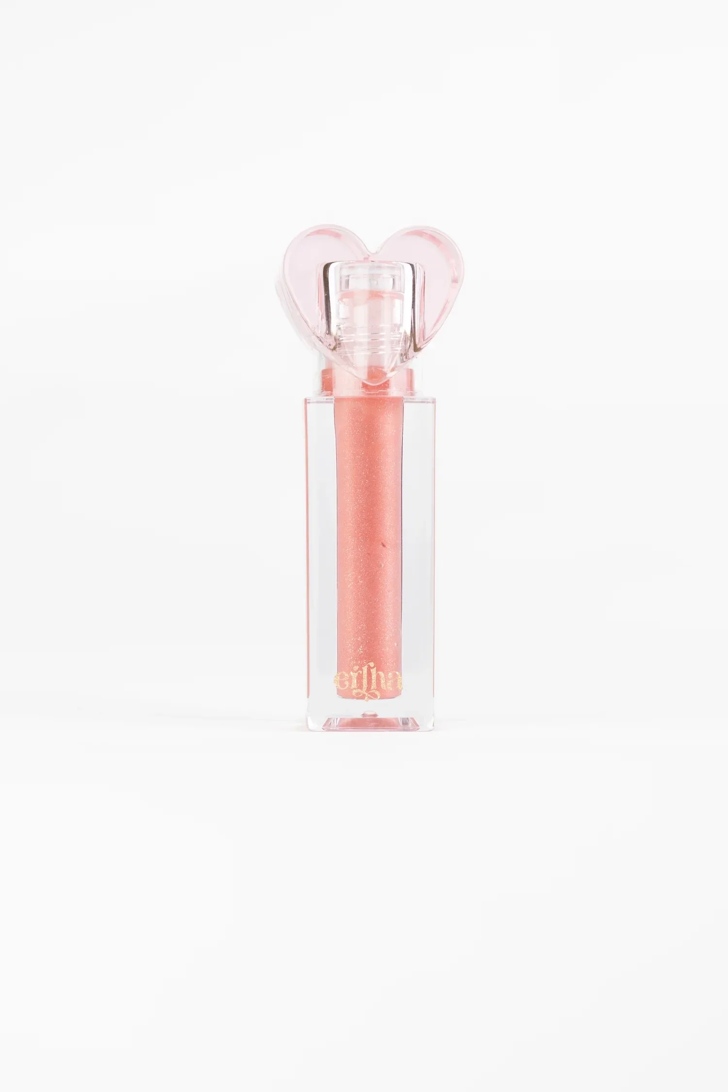 Glimmies flavored vegan lipgloss - Glitter pink strawberrie flavour Mrs Ertha