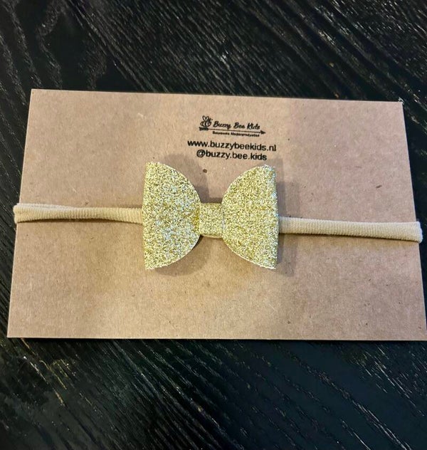 Haarband glitter Cleo goud