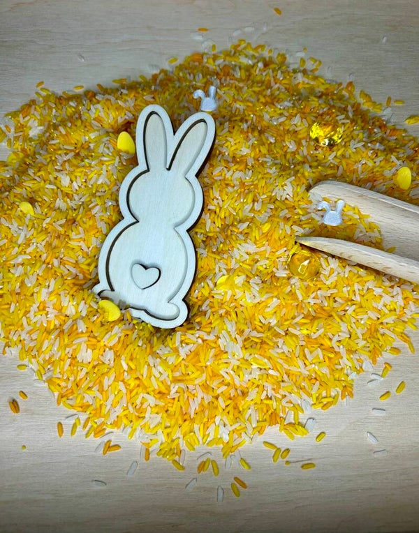 Sensorisch speelrijst paasmix