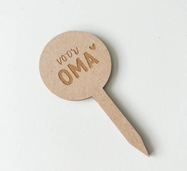 Plantensteker "voor oma" - sale