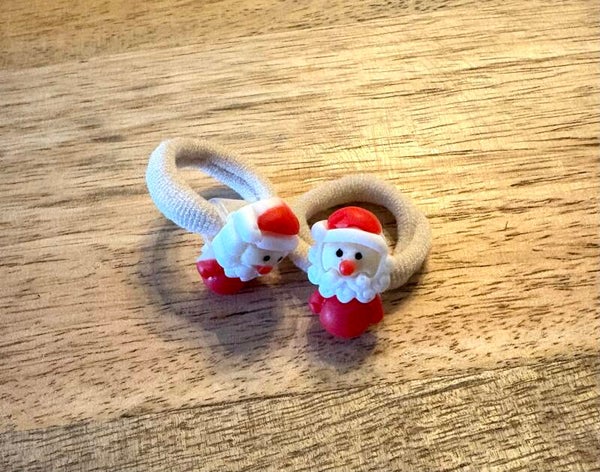 Haarelastiekjes kerstman