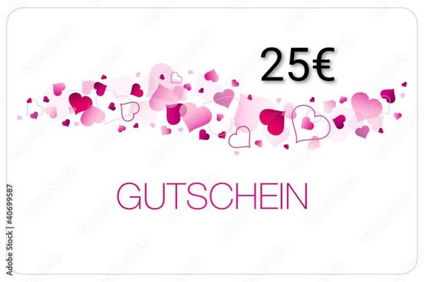 Geschenkgutschein 25€