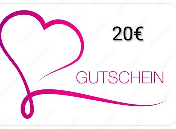 Geschenkgutschein. 20€