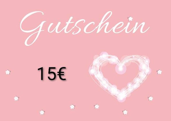 Geschenkgutschein 15€