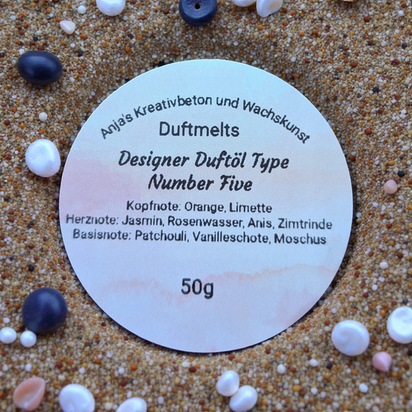 Duftmelts Designer Öl Typ Number Five