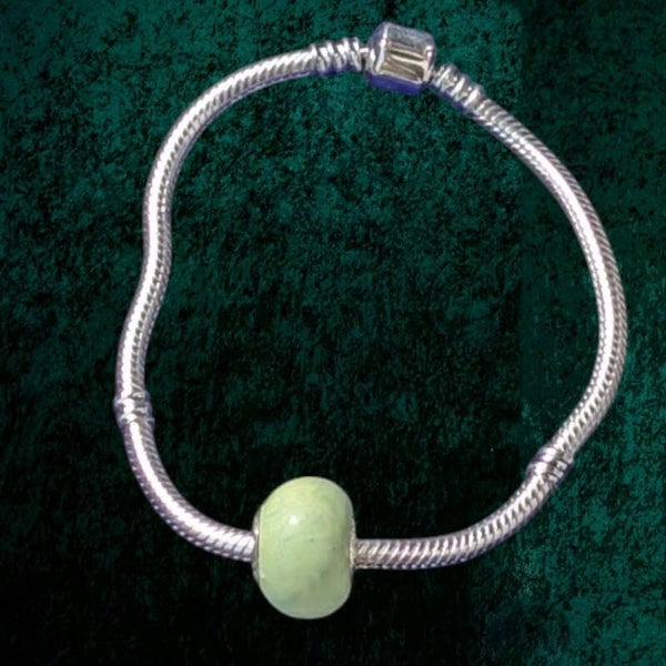 Leichtbeton Modeschmuck Armband mit Betonperle
