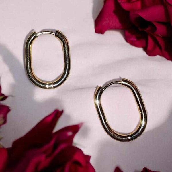 Créoles Ovales Doré 20 mm