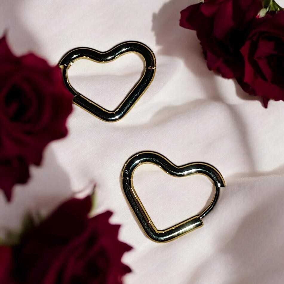 Créoles Cœurs Doré 20mm