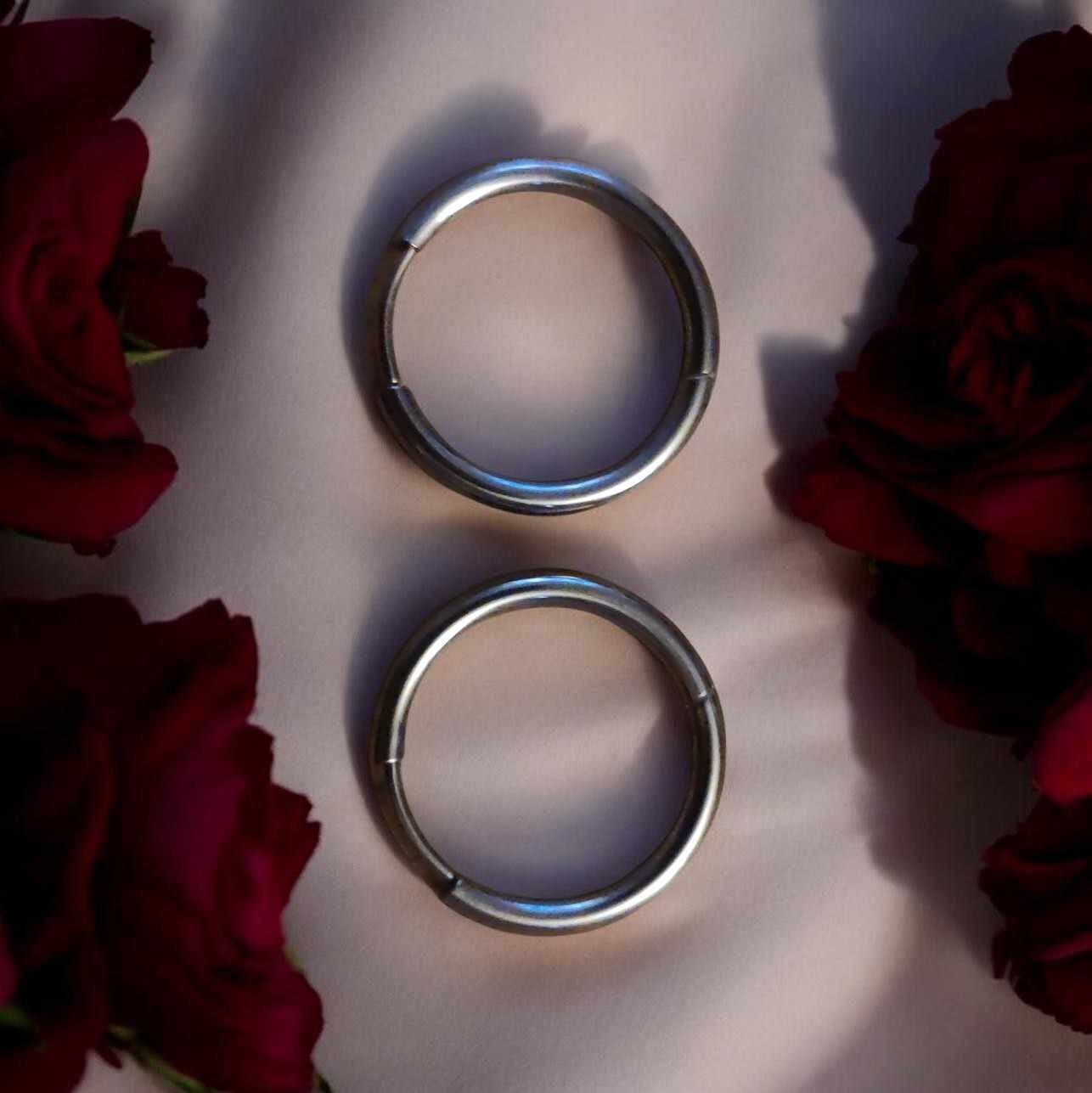 Créoles Ronde Argenté 18 mm