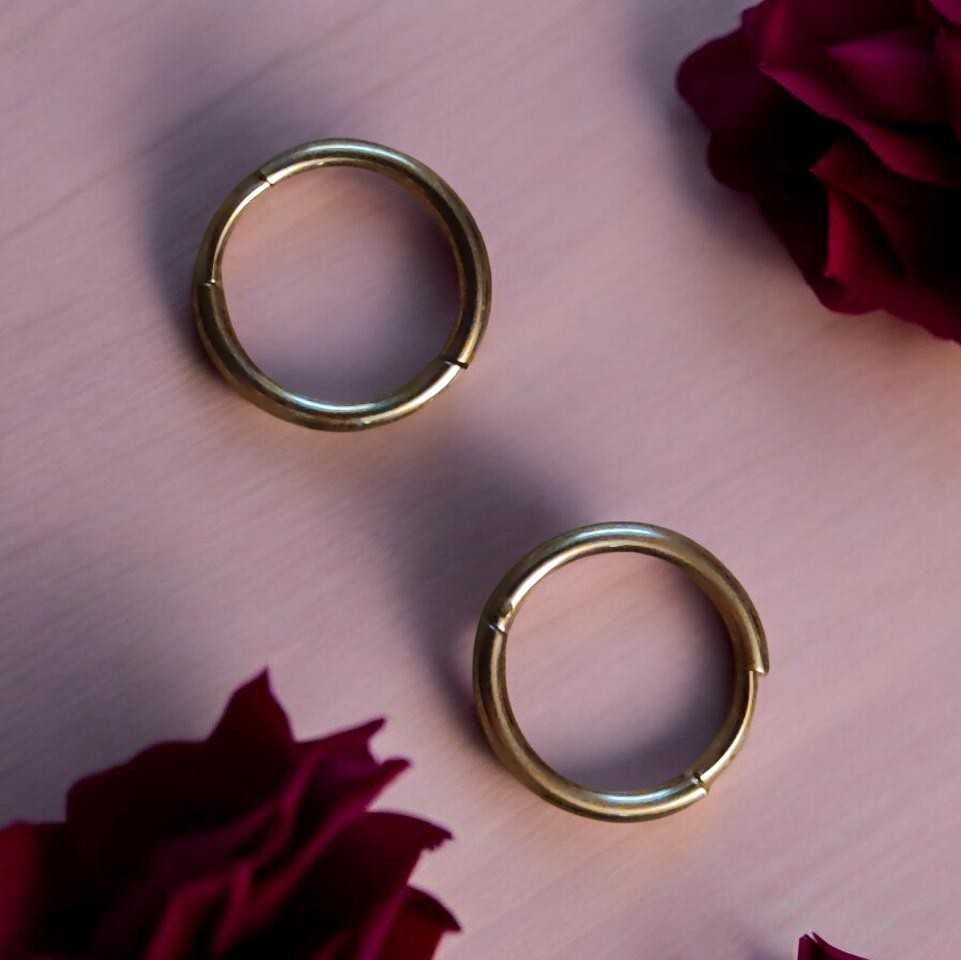 Créoles Ronde Doré 16 mm