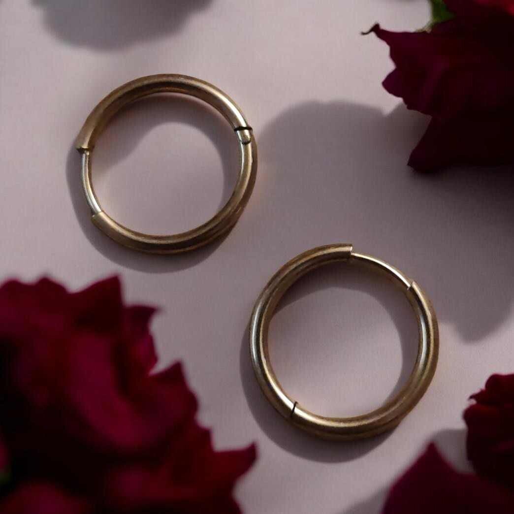 Créoles Rondes Doré 18 mm